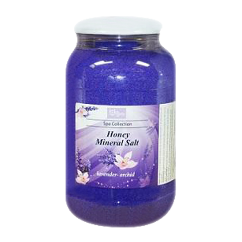 Be Beauty Spa Collection, Honey Mineral Salt, CSAL110, Lavender n Orchid, 1Gallon KK0511